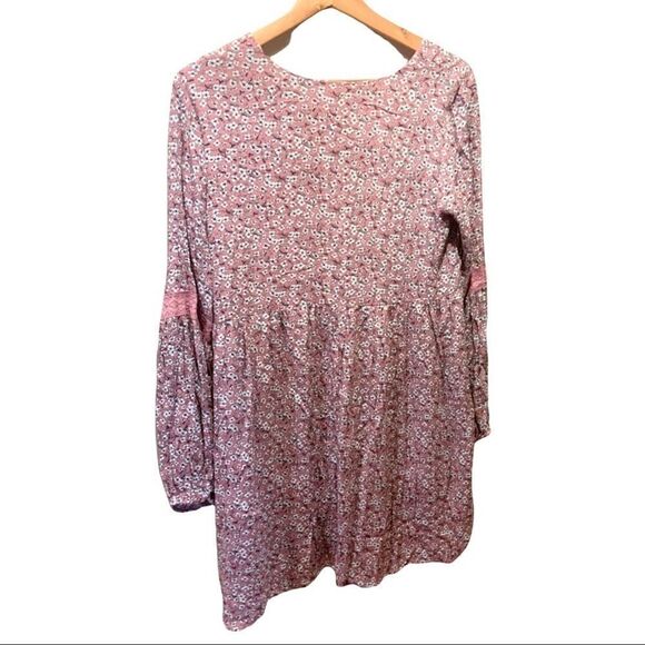Miami || Pink Floral Print Dress || Small - Picture 5 of 12